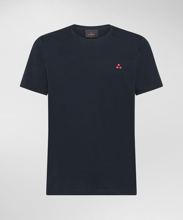 T-Shirt mit kleinem Logo - Peuterey