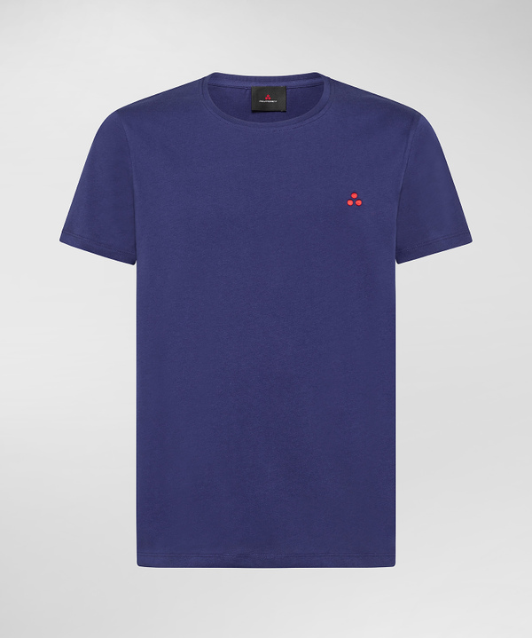 T-Shirt mit kleinem Logo - Peuterey