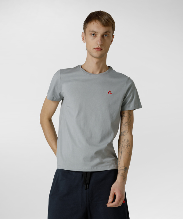 T-shirt with embroidered logo - Peuterey