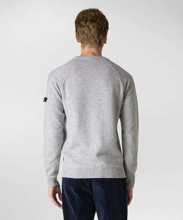 Round neck in mouliné wool blend - Peuterey
