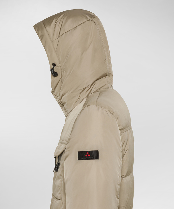 FIELD JACKET IN TAFFETA’ CON CAPPUCCIO IN PELLICCIA - Peuterey