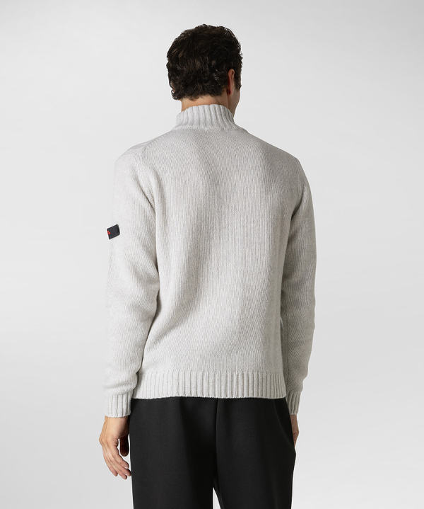 Woollen knitted “Arran” cardigan - Peuterey