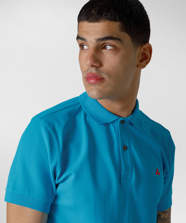 Stretch nylon jersey polo - Peuterey