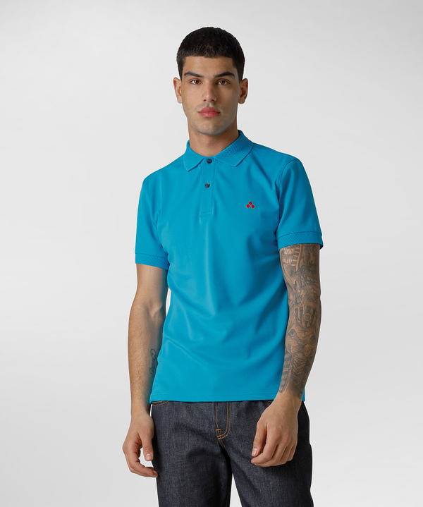 Stretch nylon jersey polo - Peuterey