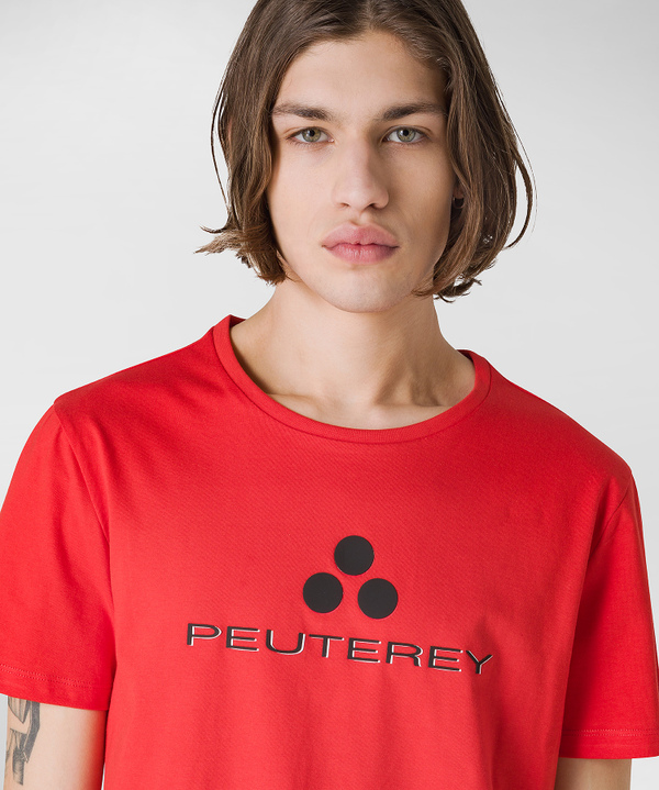 T-shirt with front logo print - Peuterey