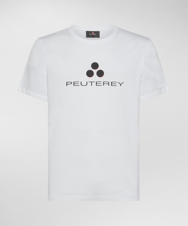 T-shirt with front logo print - Peuterey