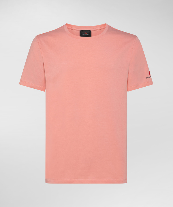 T-shirt with small logo on the sleeve - Peuterey
