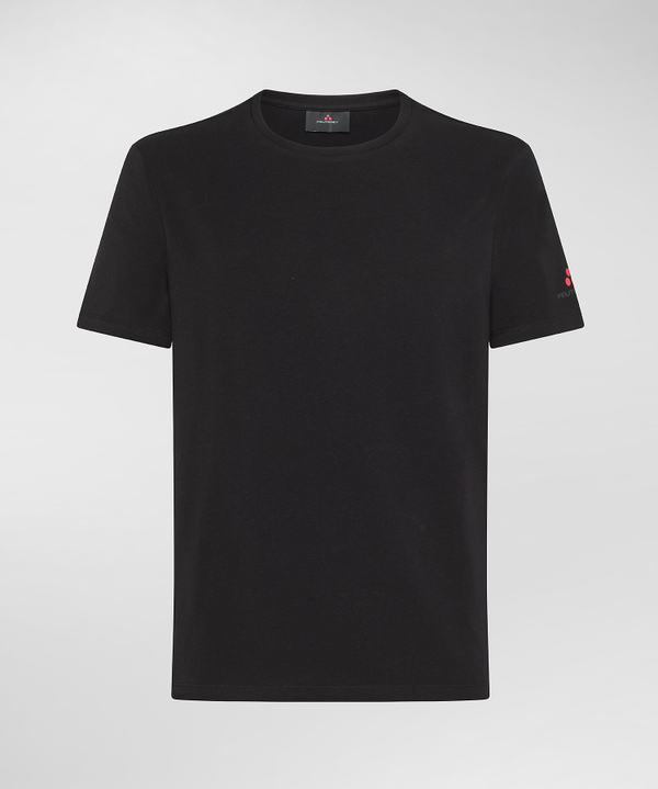 T-shirt with small logo on the sleeve - Peuterey