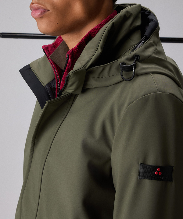 Minimal, technical three-layer trench coat - Peuterey