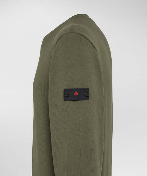 Rundhals-Sweatshirt aus Baumwolle - Peuterey