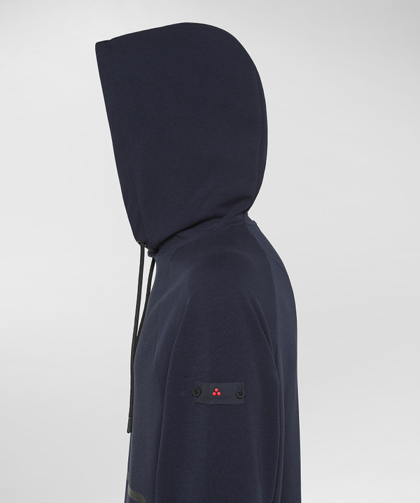 Hooded sweater with maxi front pocket - Peuterey