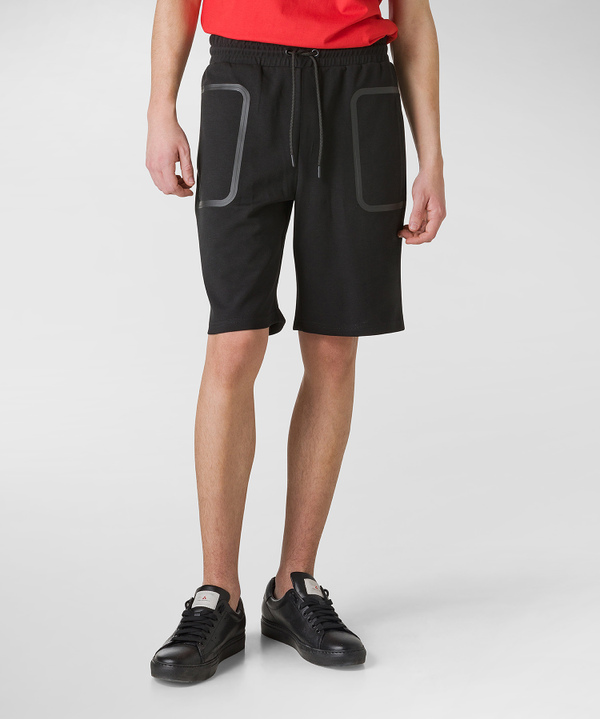 Bermuda with pockets and black rims - Peuterey