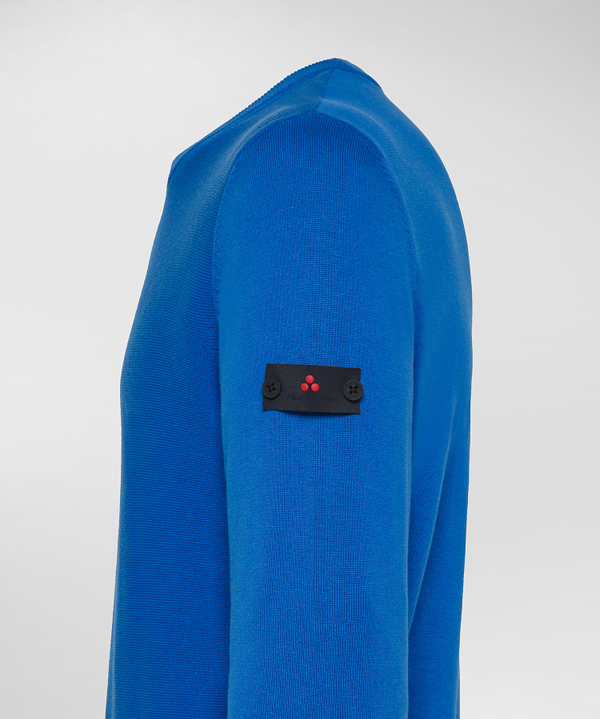 Pure cotton knit crew neck sweater - Peuterey