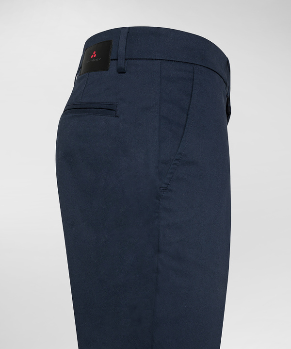 Gabardine stretch-cotton trousers - Peuterey