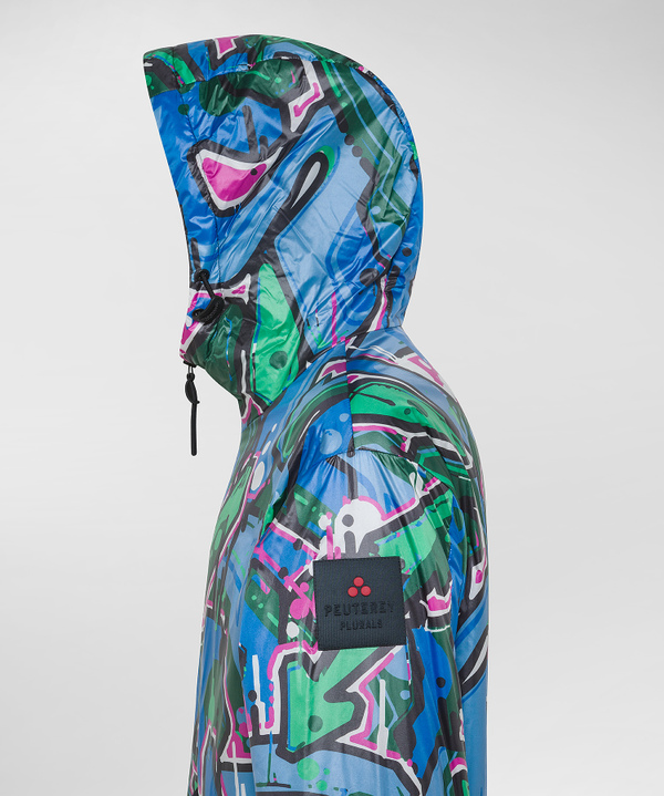 Smooth bomber jacket with all-over print - Peuterey