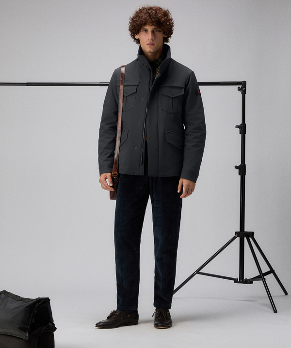 THREE-LAYER PERFORMANCE FABRIC FIELD JACKET - Peuterey