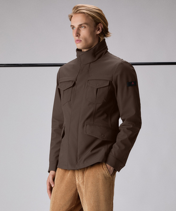 THREE-LAYER PERFORMANCE FABRIC FIELD JACKET - Peuterey