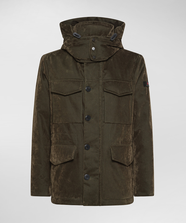 Four-pocket field jacket with made in Italy fabric - Peuterey