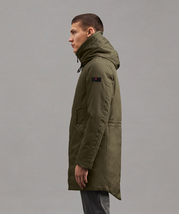 Durable Parka With Made In Italy Fabric And Fur - Peuterey