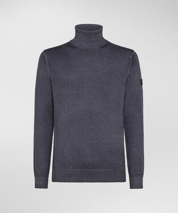 Acid-dyed merino wool sweater - Peuterey
