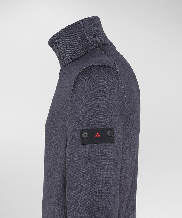 Acid-dyed merino wool sweater - Peuterey