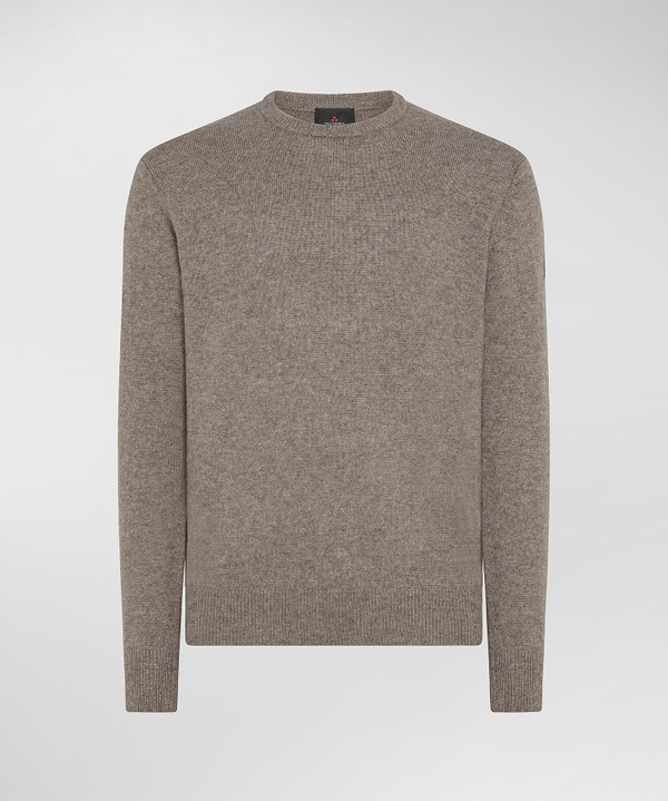 Wool knitted crew-neck sweater - Peuterey
