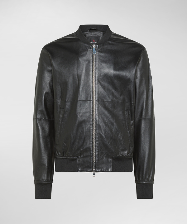 Leather bomber jacket - Peuterey