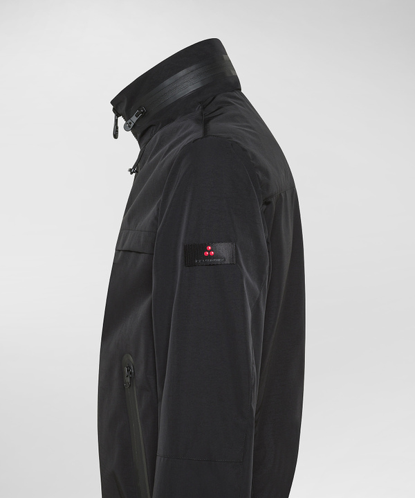 Nylon bomber jacket with foldaway hood - Peuterey