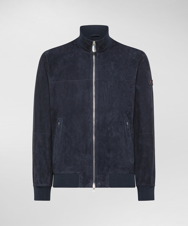 Suede leather bomber jacket - Peuterey