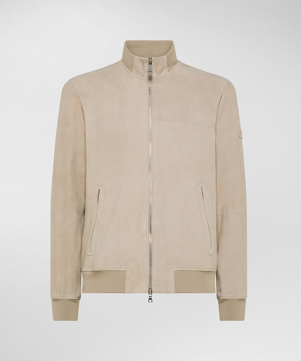 Suede leather bomber jacket - Peuterey