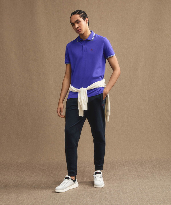 Peuterey Polo in piquet di cotone stretch