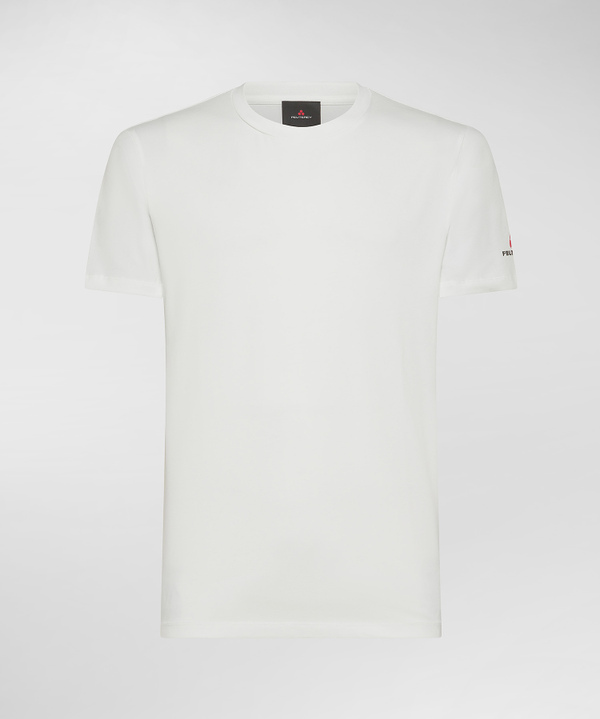 T-Shirt aus Stretch-Baumwolle - Peuterey