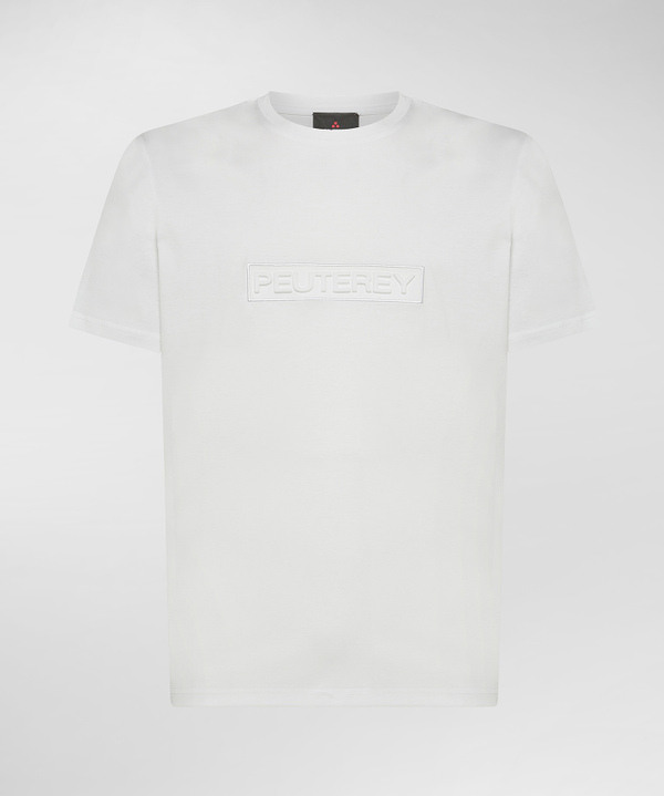 T-shirt with embossed lettering - Peuterey
