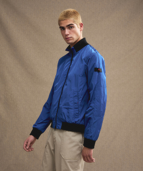 Shiny nylon fabric bomber jacket - Peuterey