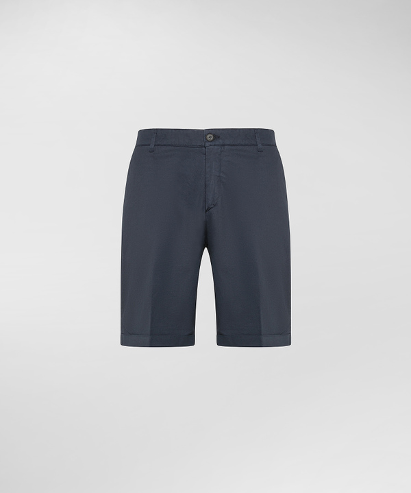 Cotton and linen Bermuda shorts - Peuterey