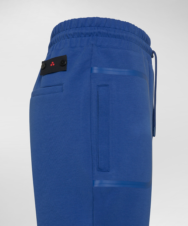 Stretch cotton joggers with taping - Peuterey