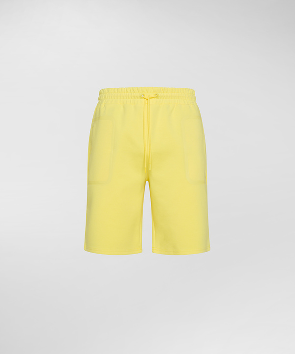 Stretch cotton Bermuda shorts with drawstring - Peuterey