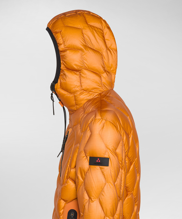 Modern Down Jacket With Geometric Quilting - Peuterey