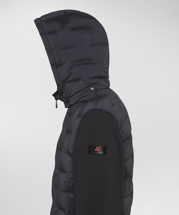 BI-MATERIAL-JACKE MIT JACQUARD-STEPPUNG - Peuterey