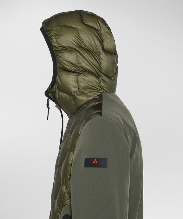 Bomber Bimateriale Con Trapunta Geometrica - Peuterey