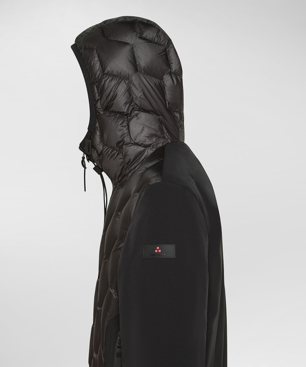 Two-Material Bomber Jacket With Geometric Quilting - Peuterey