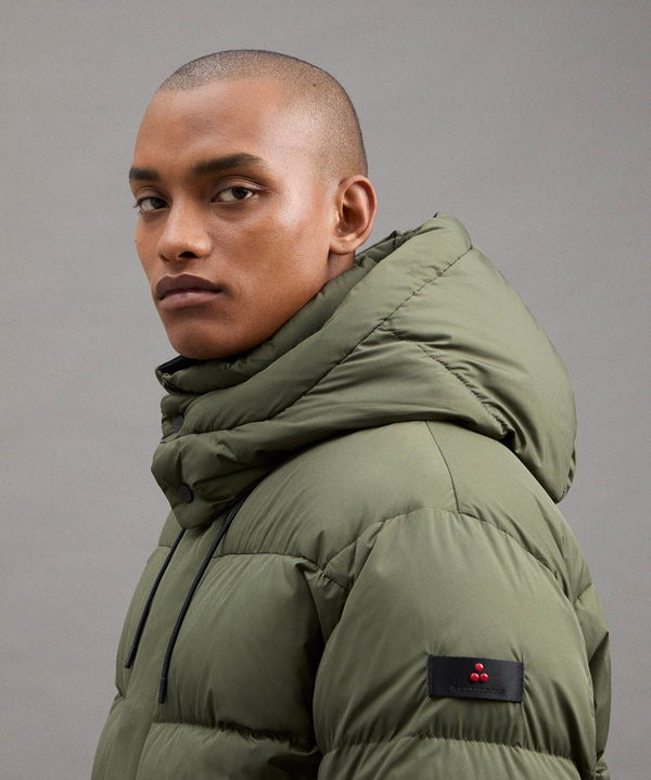 Quilted matt down jacket for men green Peuterey