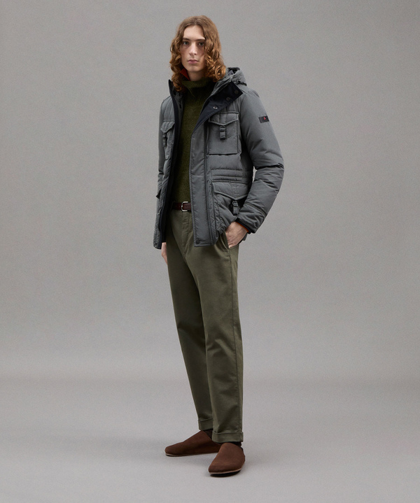 Peuterey Field Jacket In Microfibra