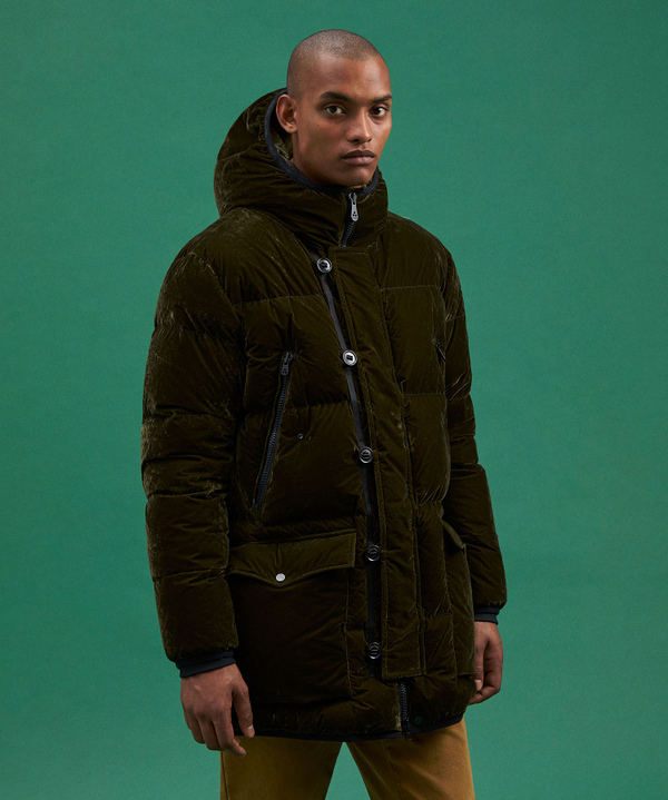 Long Parka With Made In Italy Fabric - Peuterey