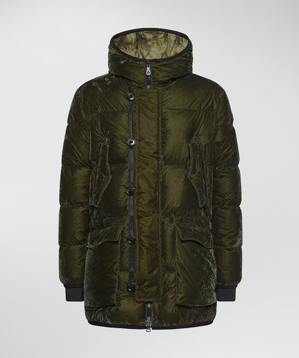 Long Parka With Made In Italy Fabric - Peuterey