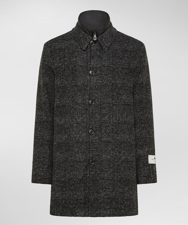 Cappotto Mistpo Lana Con Pettorina Imbottita - Peuterey