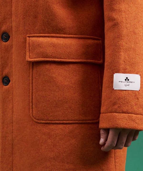 WOLLMISCHMANTEL MIT WEITEN TASCHEN - Peuterey