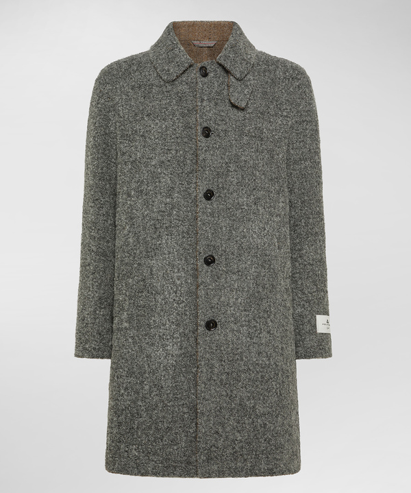 Cappotto In Lana Mohair E Alpaca - Peuterey