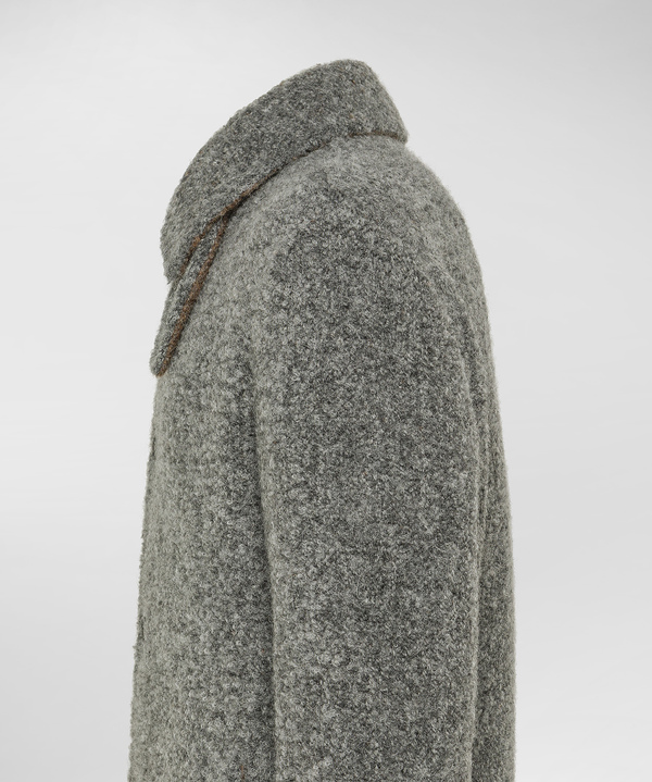Cappotto In Lana Mohair E Alpaca - Peuterey