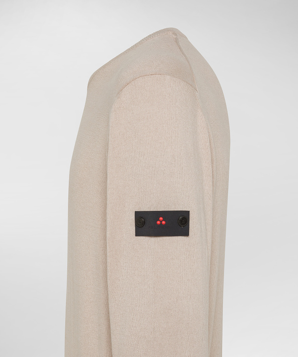 Maglione Girocollo Misto Lana Cotone - Peuterey
